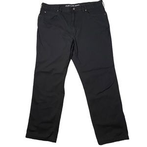 Duluth Trading Flex Fire Hose Men’s Black Rugged Work Pants Jeans Sz 40x32